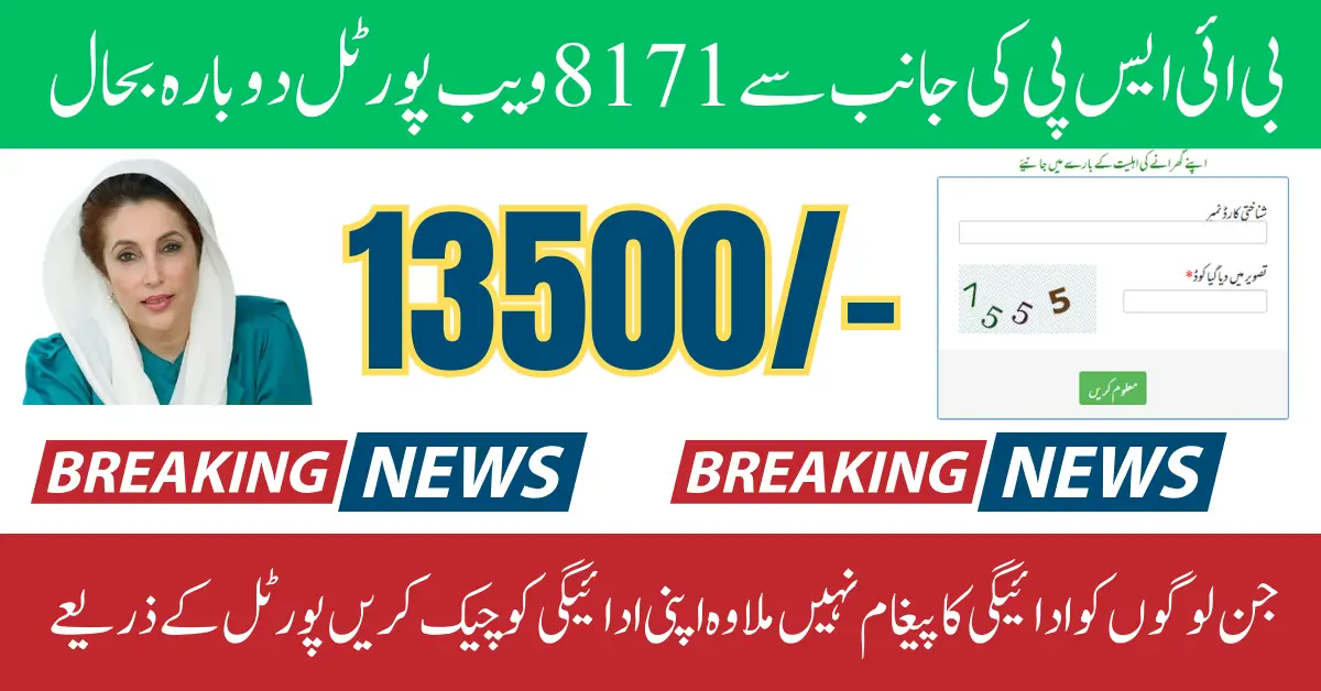 BISP 8171, BISP payment check, 8171 CNIC check, BISP clusters 2025, how to check BISP payment, Benazir Income Support Program
